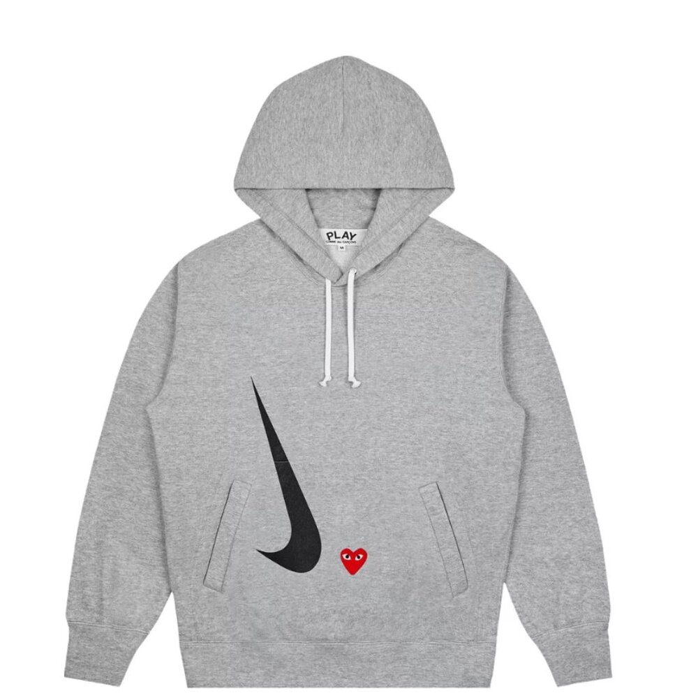 Nike x Comme des Garçons PLAY Hoodie 'Grey'